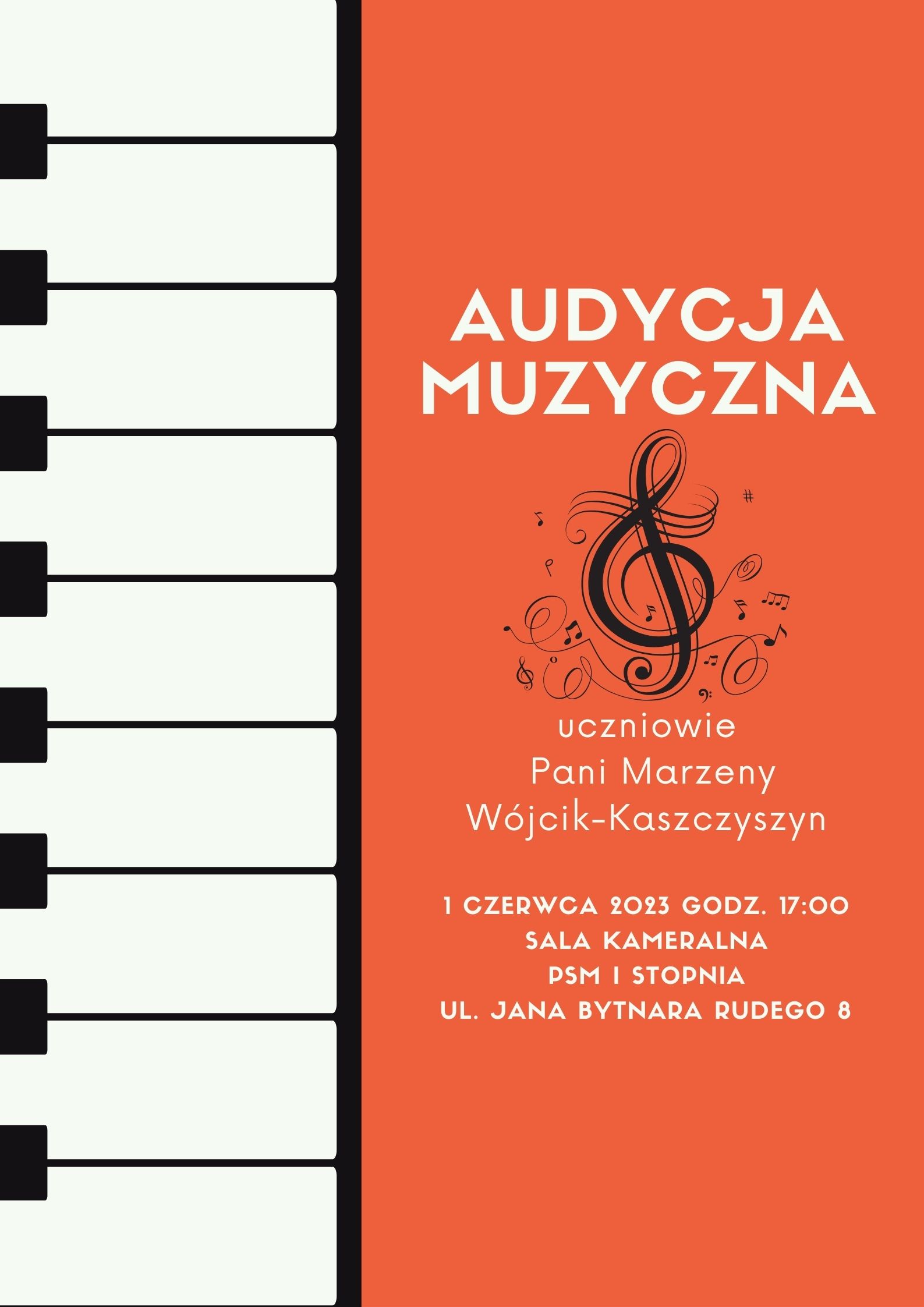 Audycja muzyczna uczniowie p. Marzeny Wójcik-Kaszczyszyn