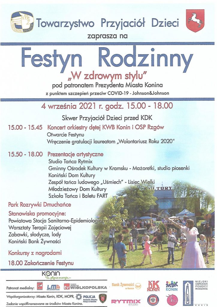 Festyn Rodzinny ,,W zdrowym stylu" z udziałem PSSE w Koninie