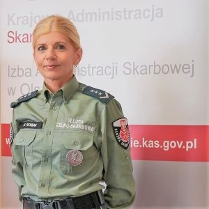 Oficer prasowy Warmińsko-Mazurskiej Krajowej Administracji Skarbowej - st.asp. Marta Rosiak