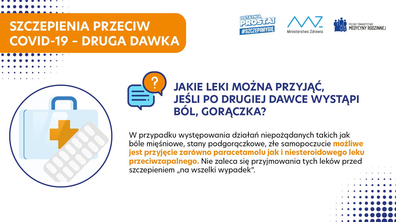 Szczepienia przeciw Covid 19 druga dawka