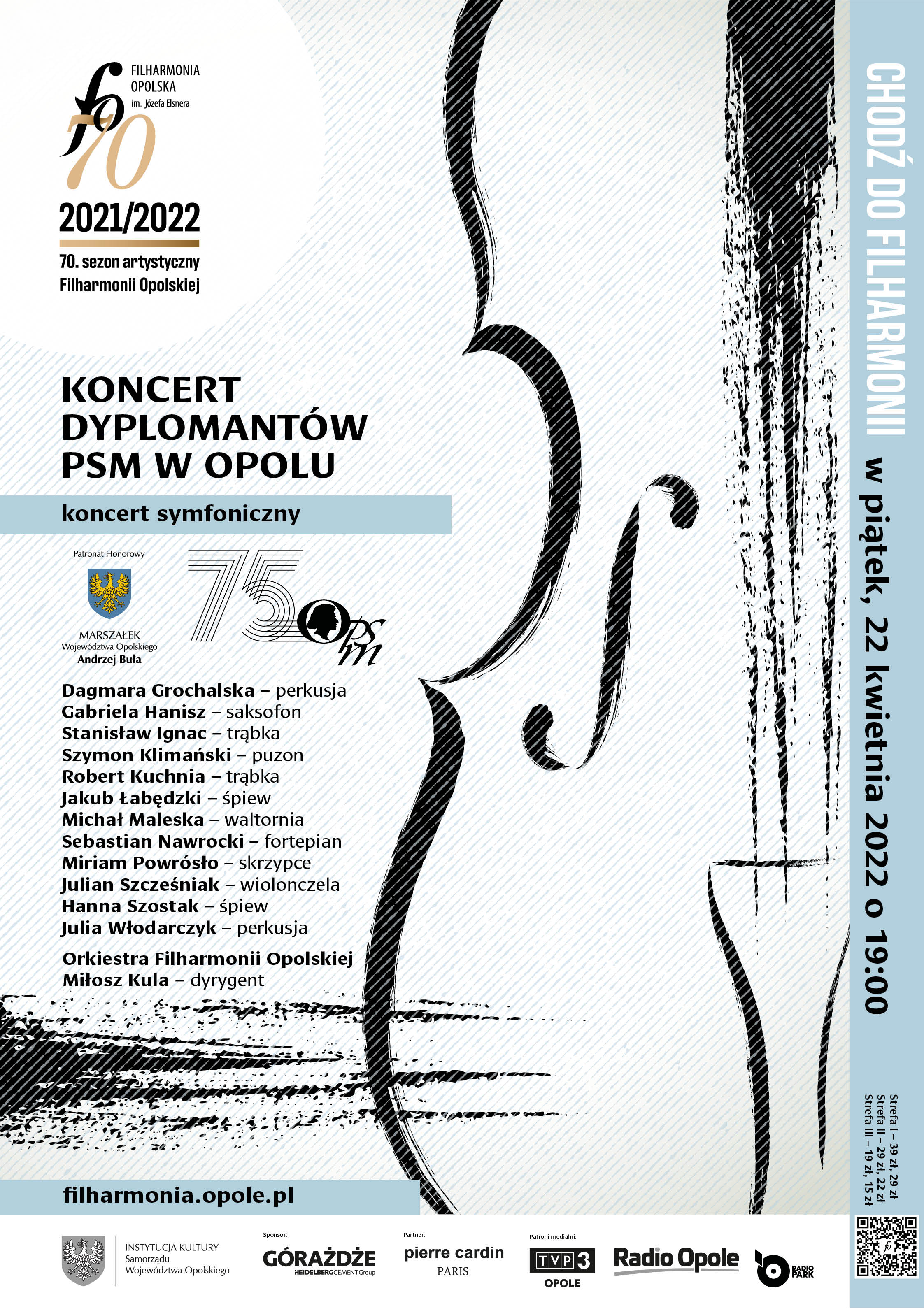 Plakat Koncertu dyplomantów