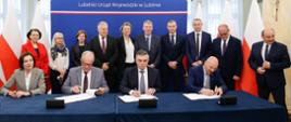 Podpisanie umowy na budowę budynku szpitalnego w Tomaszowie Lubelskim