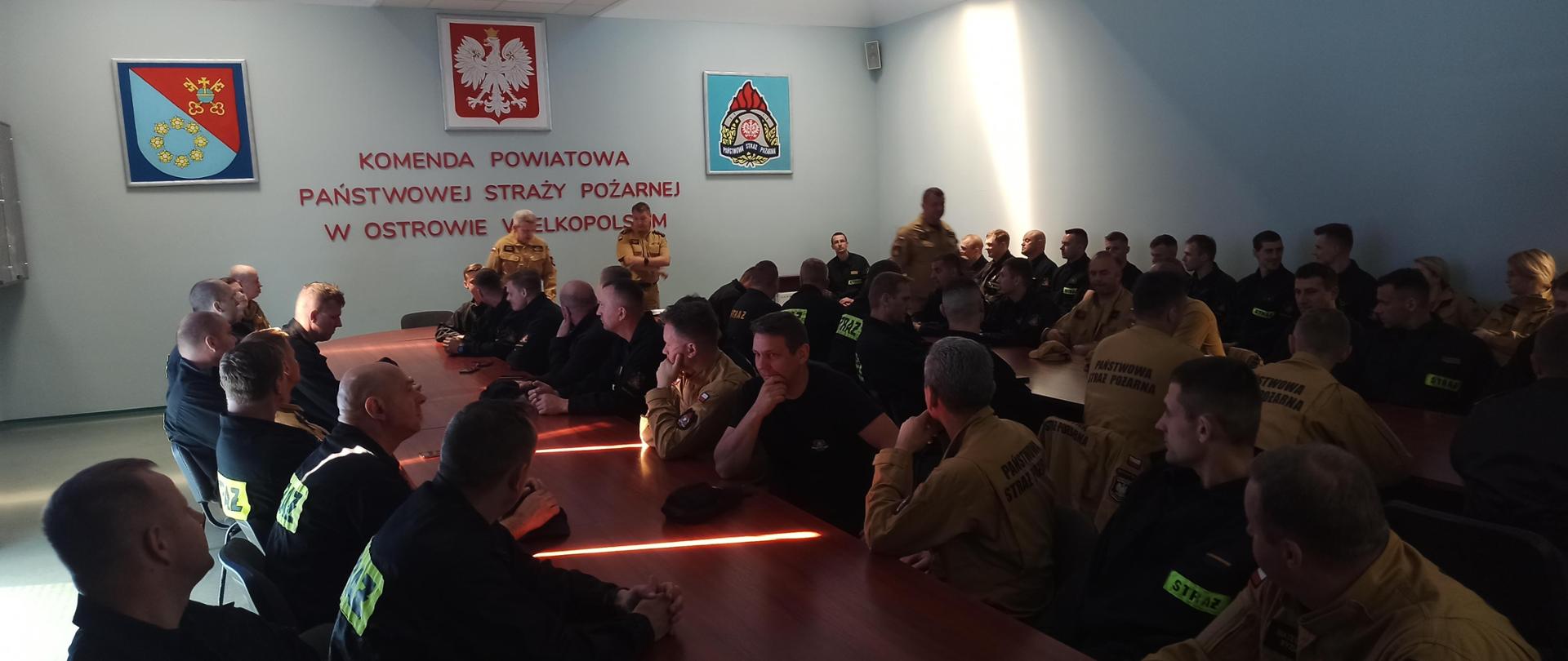 Ćwiczenia obronne w KP PSP w Ostrowie Wielkopolskim 
