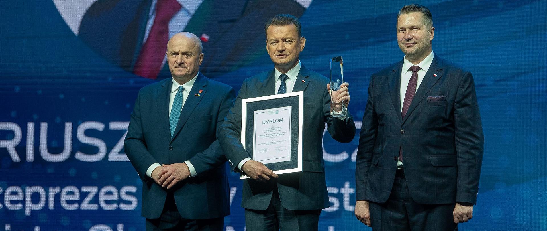 Wicepremier M. Błaszczak otrzymał nagrodę za wspieranie inicjatyw Trójmorza