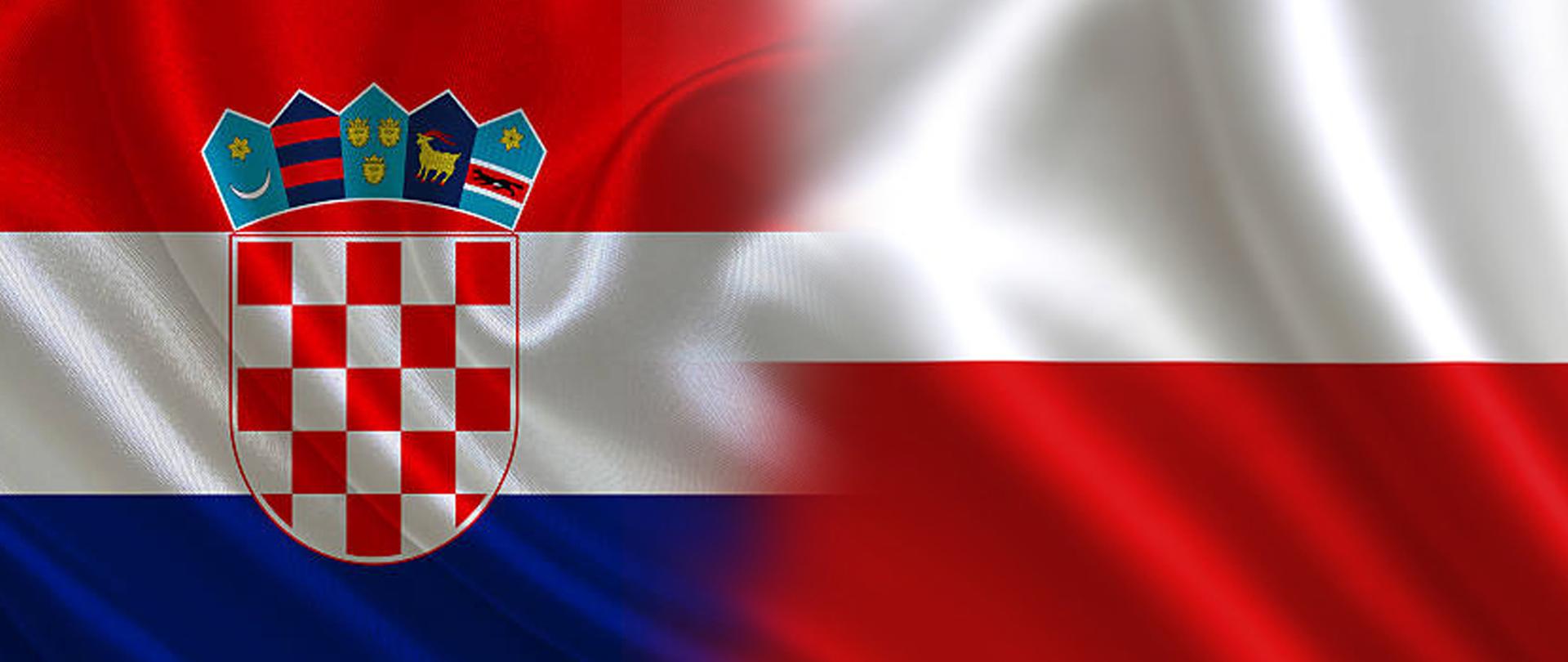 Flaga Chorwacja-PL