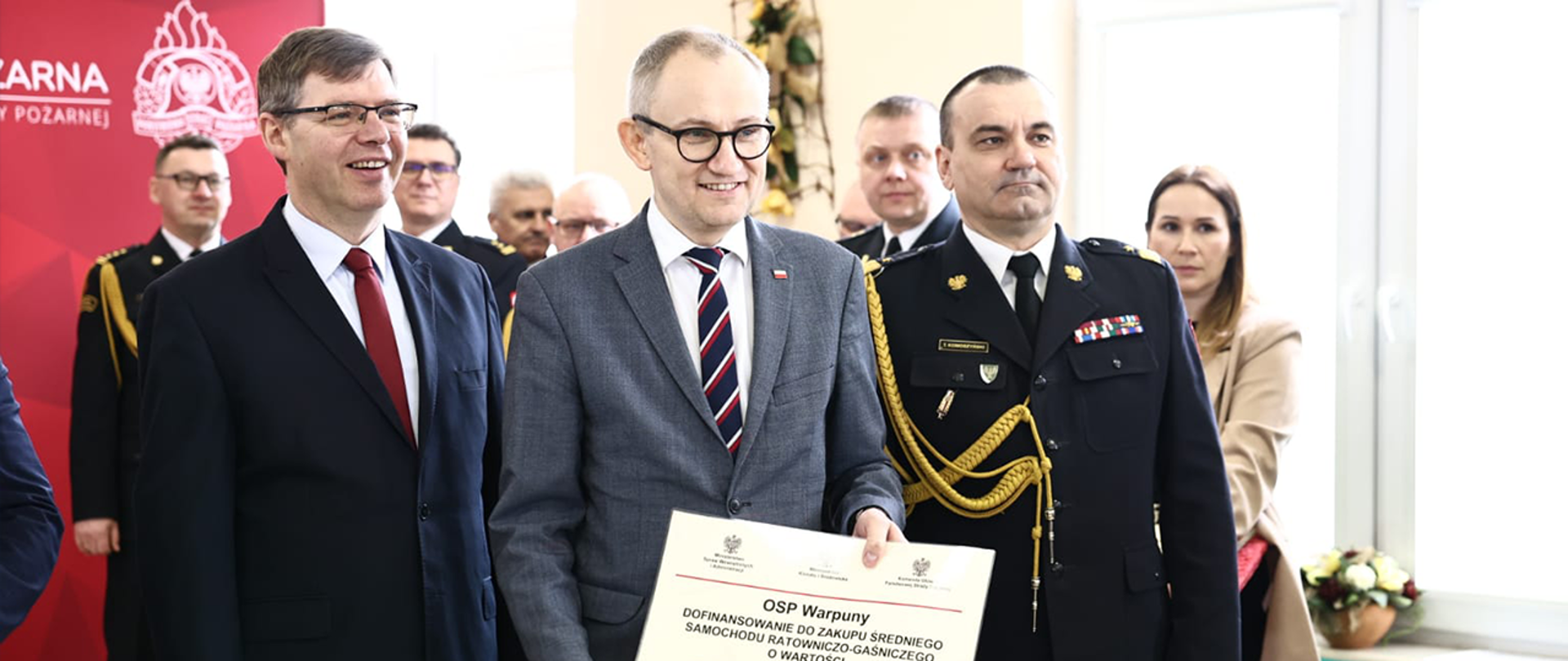 Wiceminister Błażej Poboży w województwie warmińsko-mazurskim. 