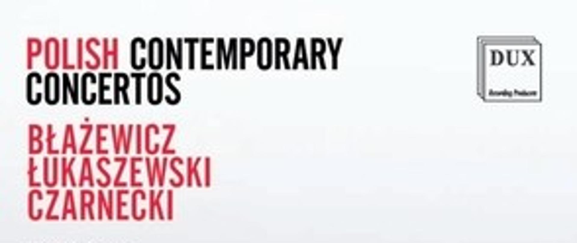 Polish contemporary concertos