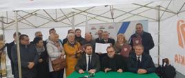 Minister infrastruktury Andrzej Adamczyk uczestniczył w podpisaniu umowy na zaprojektowanie i wybudowanie pierwszego odcinka obwodnicy Poręby i Zawiercia
