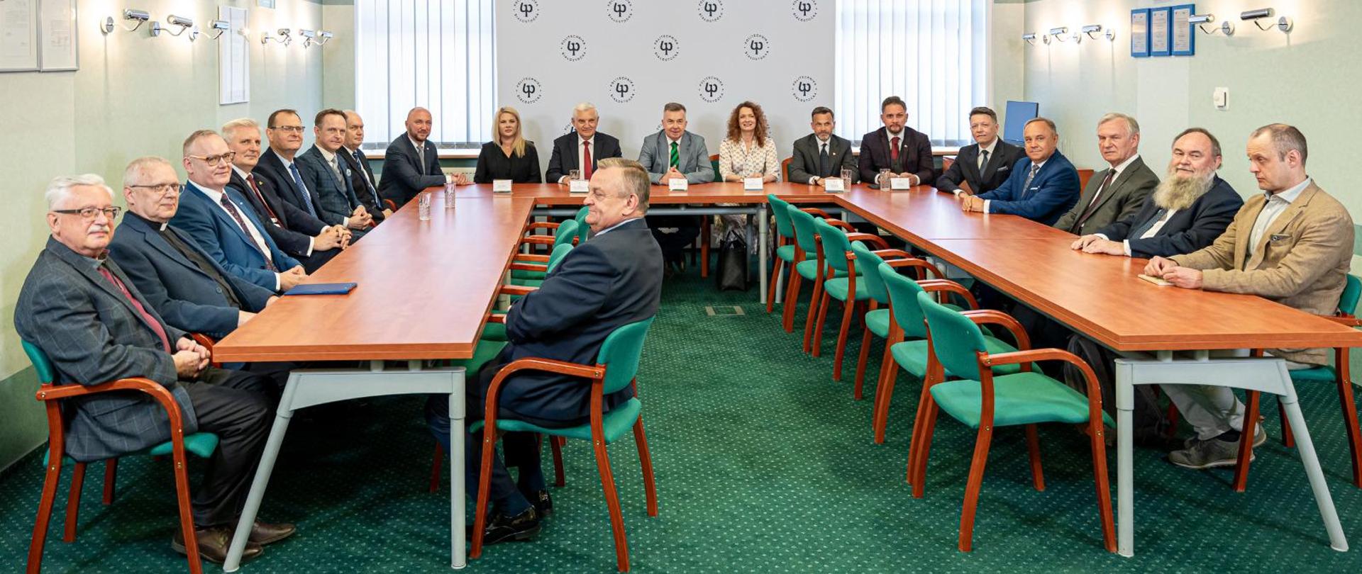 Spotkanie ministra nauki z rektorami podlaskich uczelni