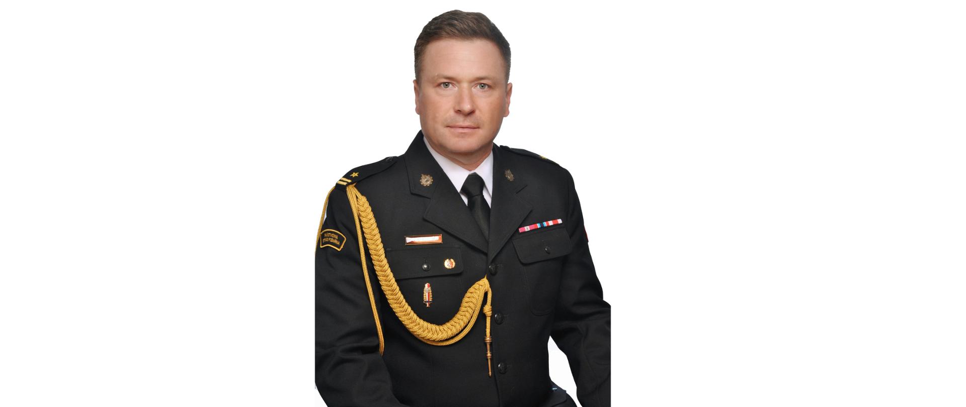 mł. bryg. Albert Lejman - p.o. Zastępca Komendanta Miejskiego Państwowej Straży Pożarnej w Płocku