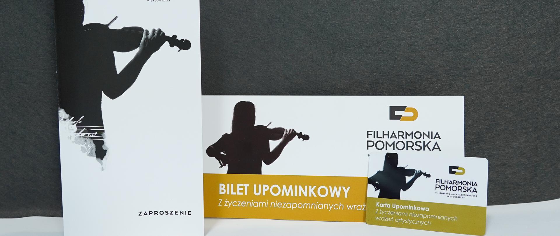 Karta upominkowa Filharmonii Pomorskiej im. I.J. Paderewskiego w Bydgoszczy
