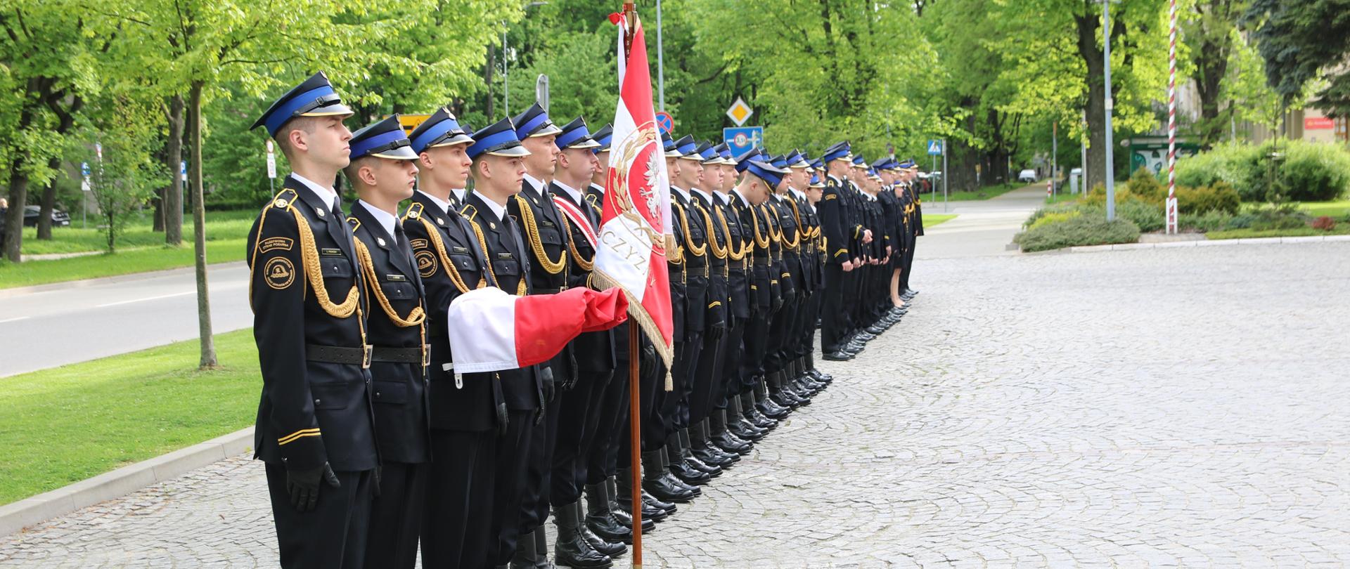 Dzień Flagi Rzeczypospolitej w Szkole Aspirantów PSP w Krakowie
