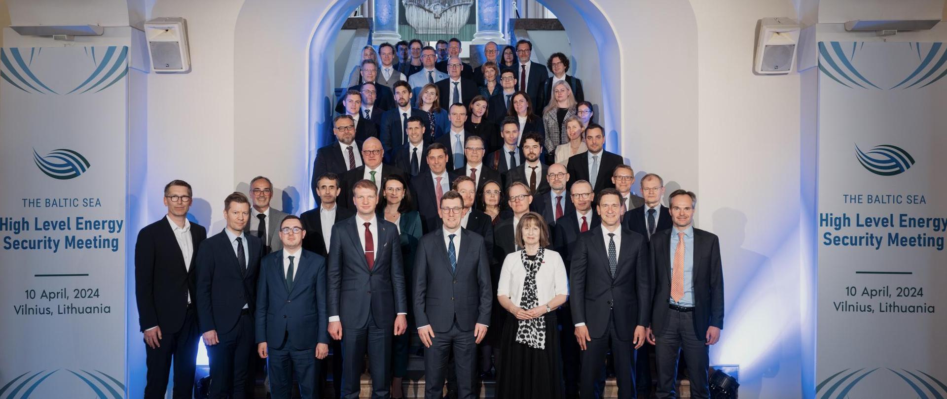 Wiceminister klimatu i środowiska Miłosz Motyka podczas konferencji „The Baltic Sea High Level Energy Security Meeting”
