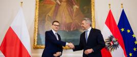 Spotkanie premiera Mateusza Morawieckiego z kanclerzem Austrii.