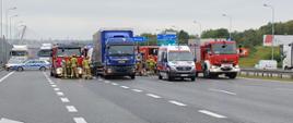 Wypadek drogowy na autostradzie A4 w dniu 19.09.2023