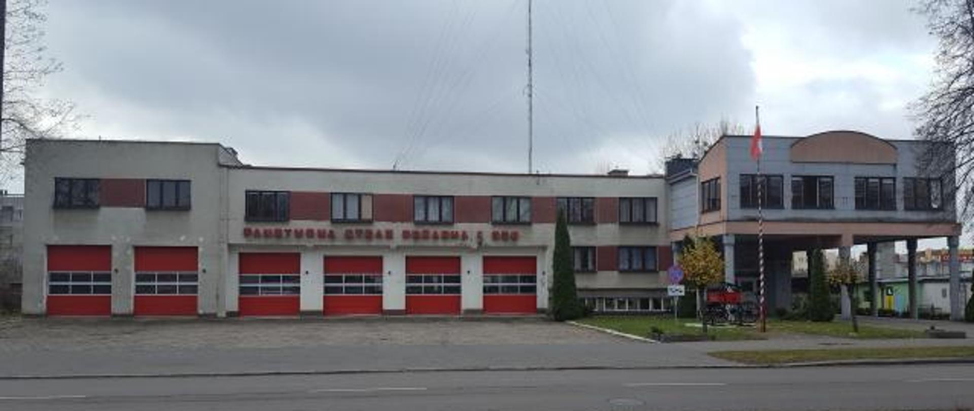 Zdjęcie siedziby straży pożarnej w Iławie