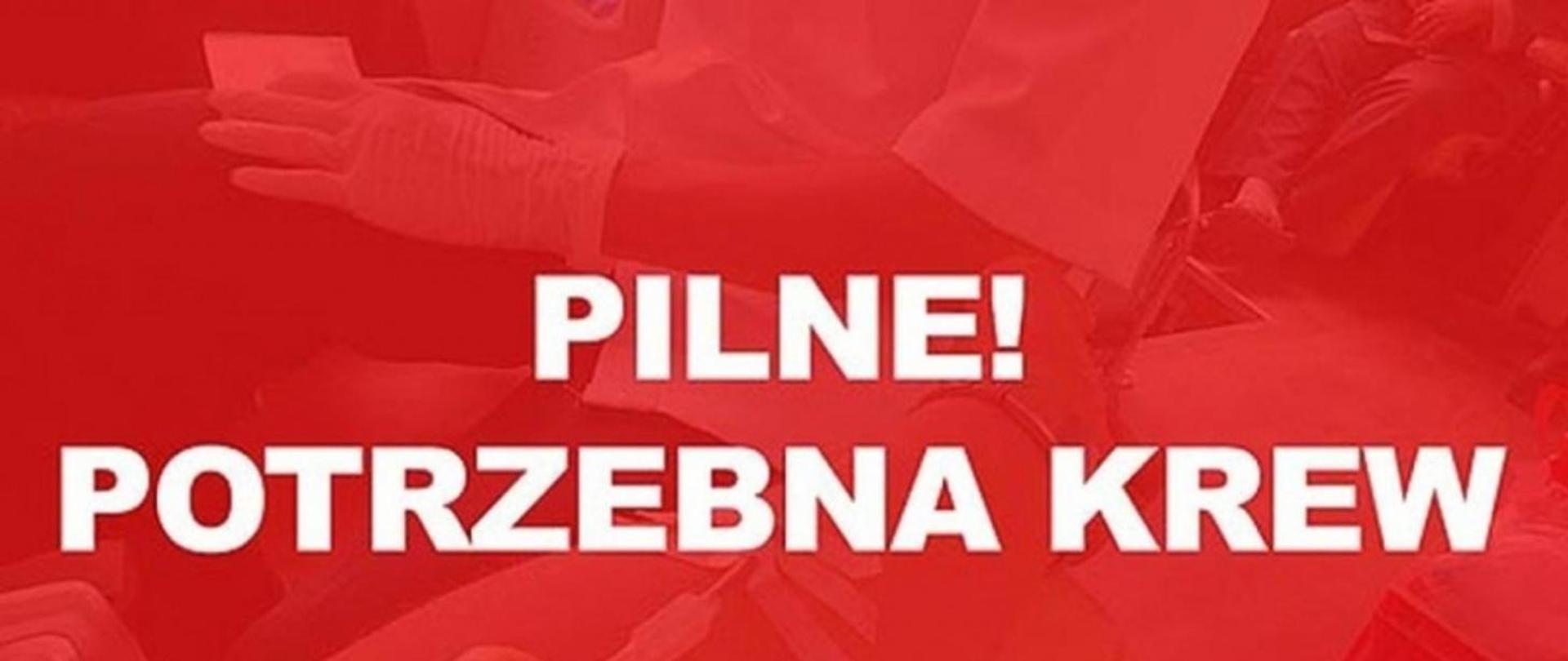 Zbiórka krwi dla Dariusza Białka - emerytowanego strażaka, wieloletniego funkcjonariusza KW PSP w Warszawie!