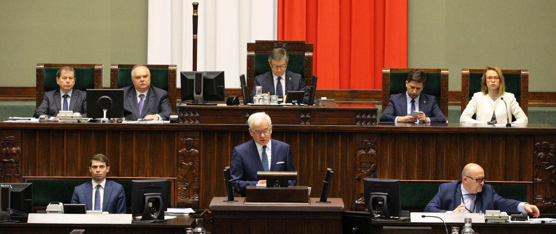 Annual speech of Foreign Minister Jacek Czaputowicz in Parliament 2019