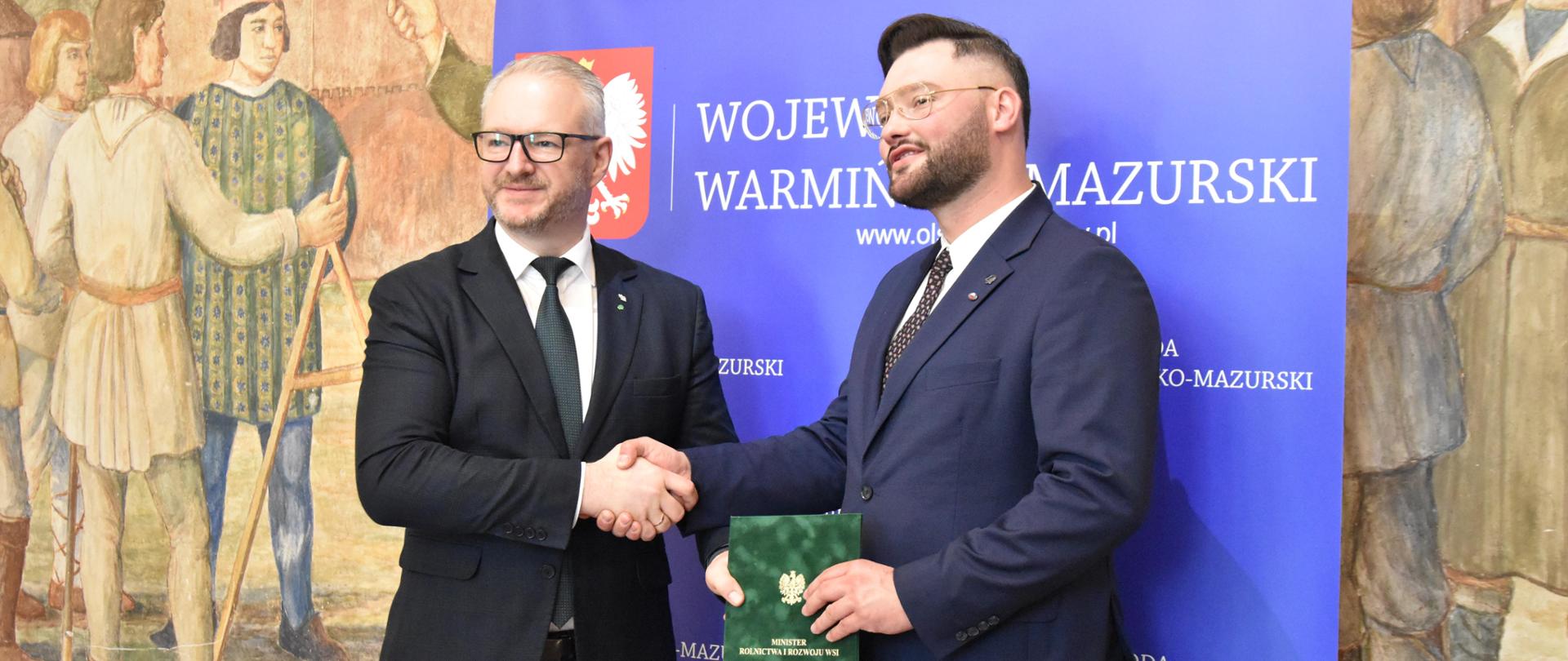 Powołanie nowego Dyrektora Warmińsko-Mazurskiego Ośrodka Doradztwa Rolniczego w Olsztynie Pana Mateusza Cygana