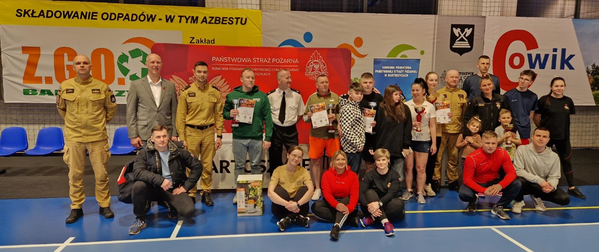  IX Turniej Tenisa Stołowego Strażaków Powiatu Bartoszyckiego o Puchar Burmistrza Miasta Bartoszyce