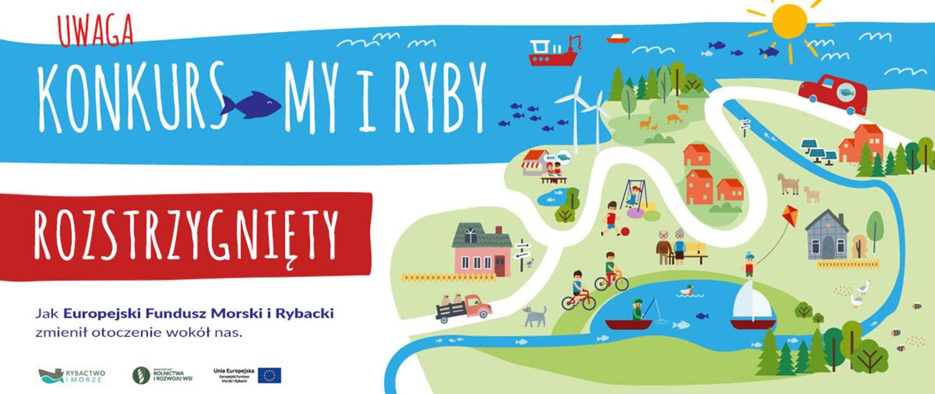 Infografika - My i RYBY - jak Europejski Fundusz Morski i Rybacki zmienił otoczenie wokół nas