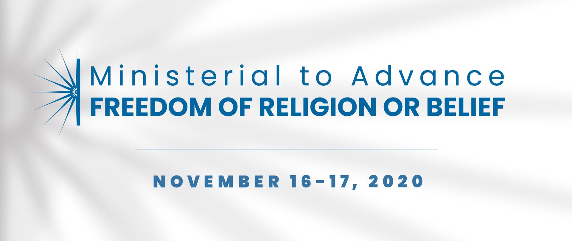 2020 Ministerial to Advance Freedom of Religion or Belief
