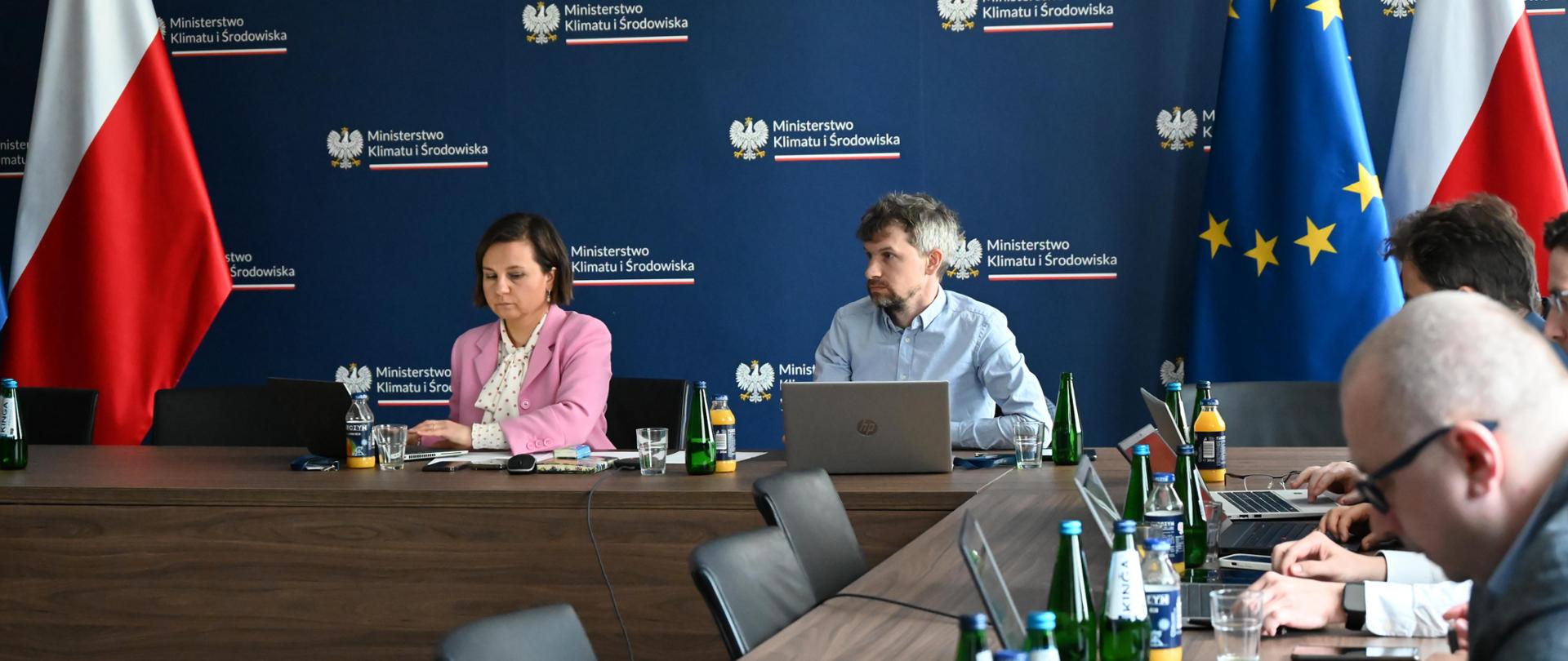 Spotkanie prowadzone przez wiceministrę Urszulę Zielińską odbyło się 9 kwietnia br. w Ministerstwie Klimatu i Środowiska. 