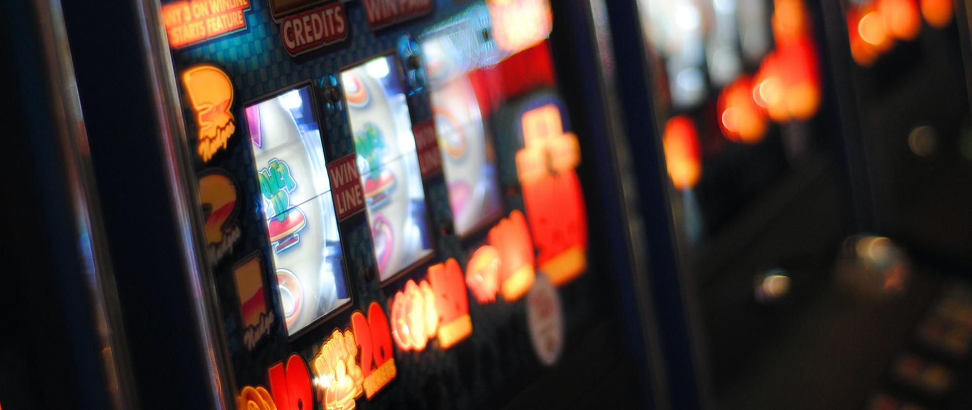 Automat do gier hazardowych.