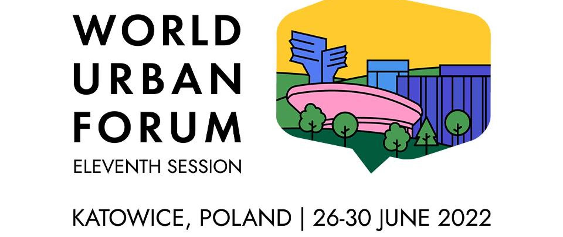 Logo WUF (World Urban Forum, eleventh session, katowice, Poland, 26-30 June 2022)