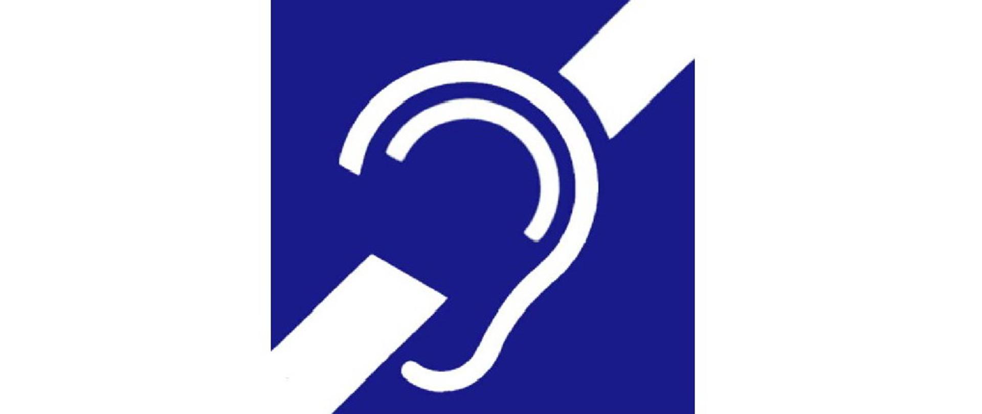 Symbol osób głuchoniemych
