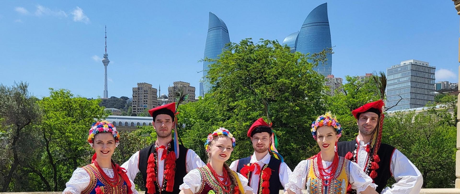 Zespół "Pawie Pióra" w Baku, maj 2023 r.