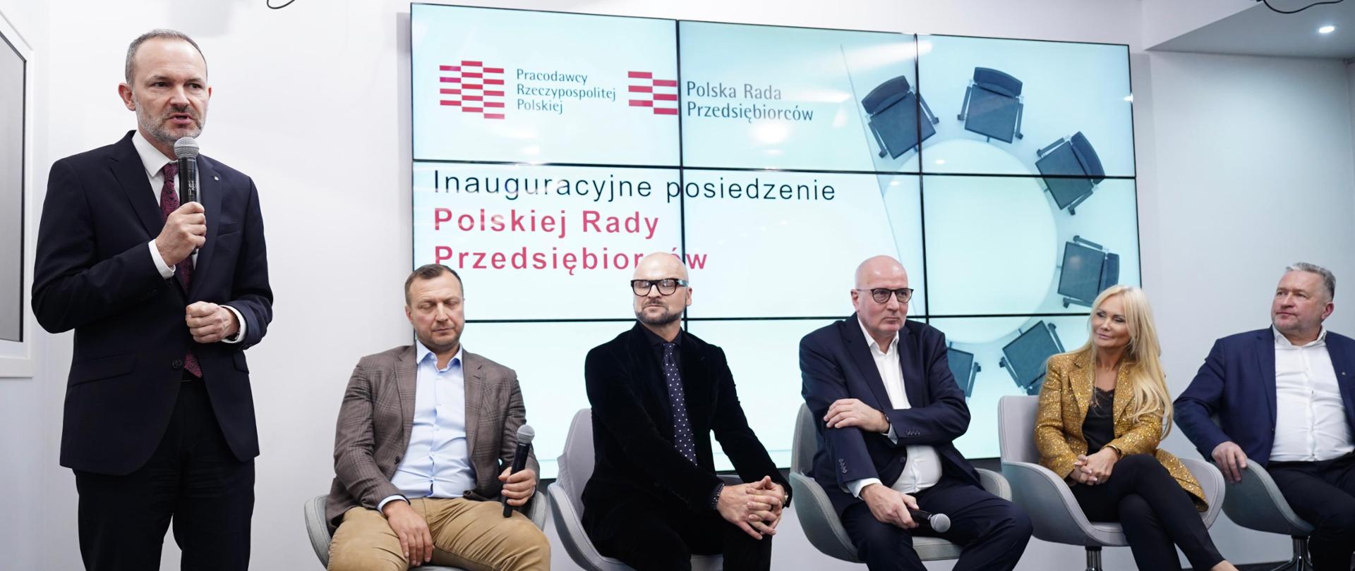 Minister Krzysztof Hetman na posiedzeniu Polskiej Rady Przedsiębiorców