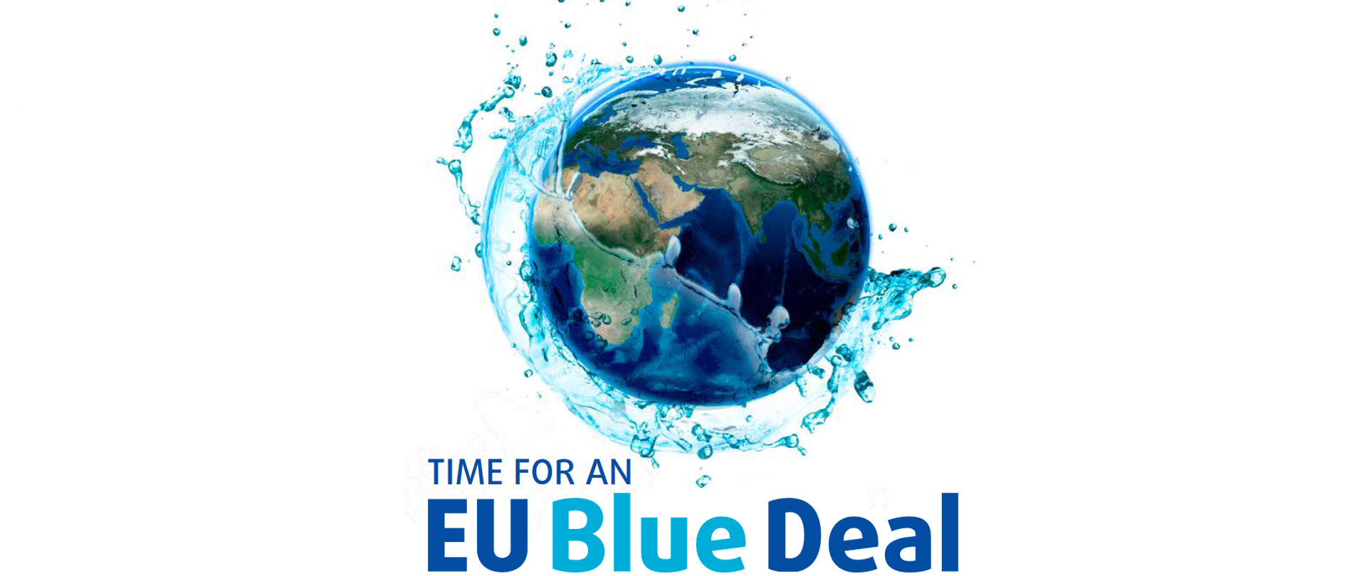 EU Blue Deal zdjęcie ziemi oblane wodą