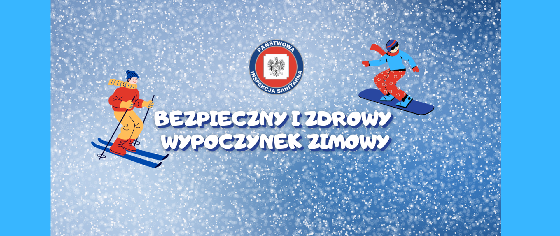 Bezpieczny i zdrowy Wypoczynek Zimowy - logo akcji