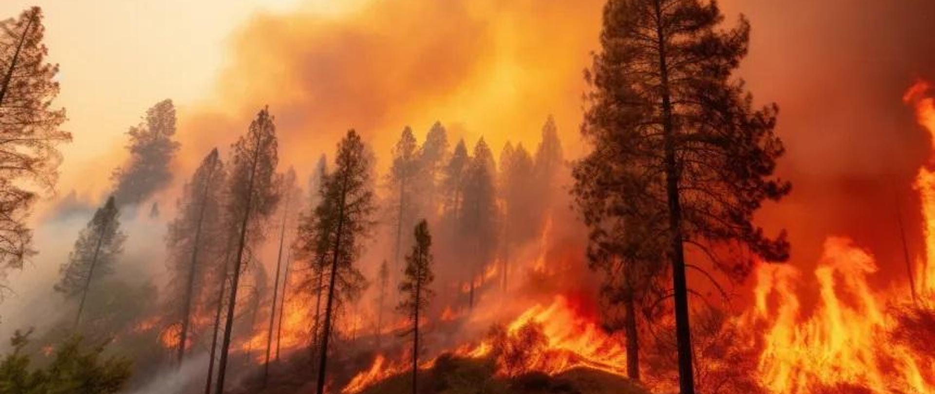 Apel o ostrożność w związku z dużym zagrożeniem pożarowym w lasach!