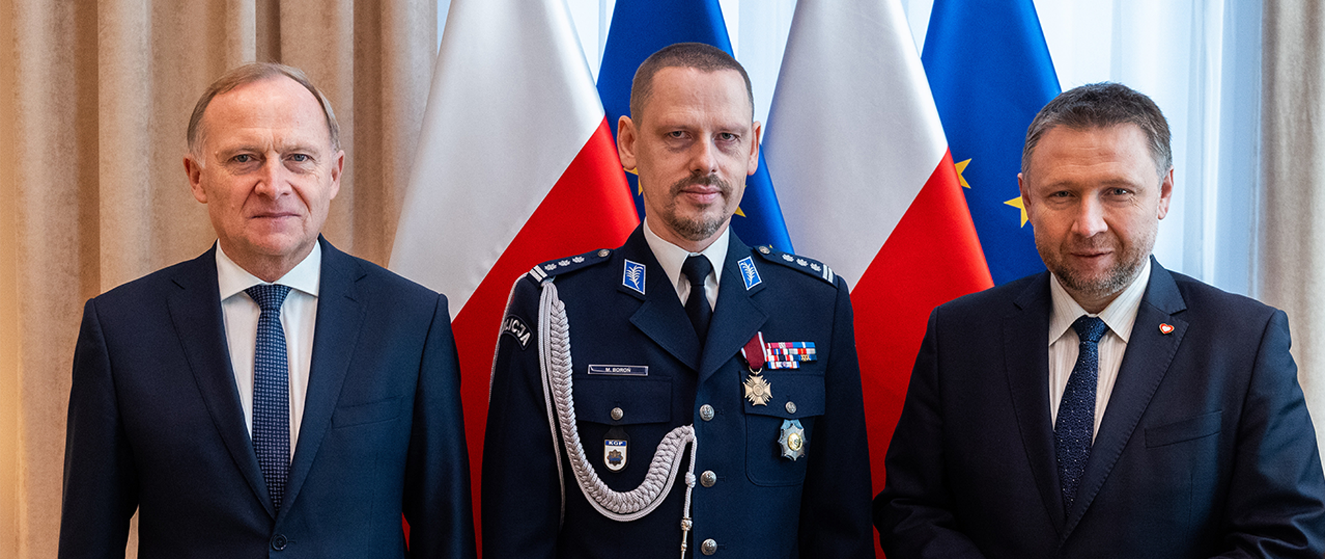 Inspektor Marek Boroń pełniącym obowiązki komendanta głównego Policji