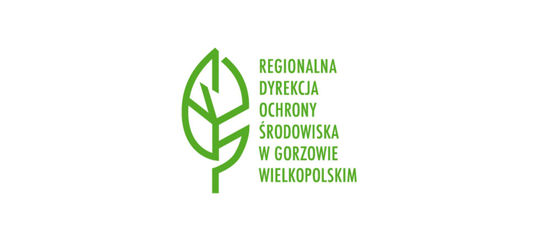 Po lewej stronie zielony liść, po prawej napis Regionalna Dyrekcja Ochrony Środowiska w Gorzowie Wielkopolskim 