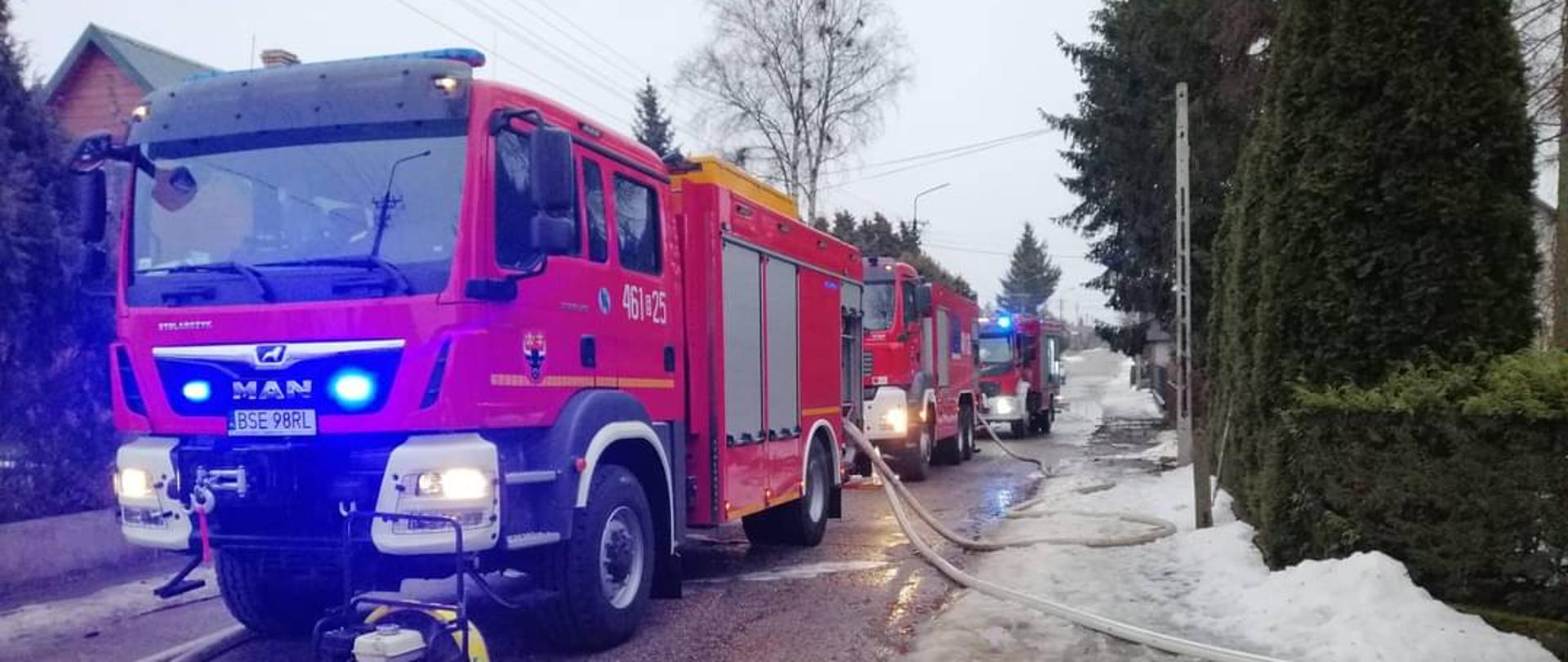 Pożar stodoły w miejscowości Krasnopol