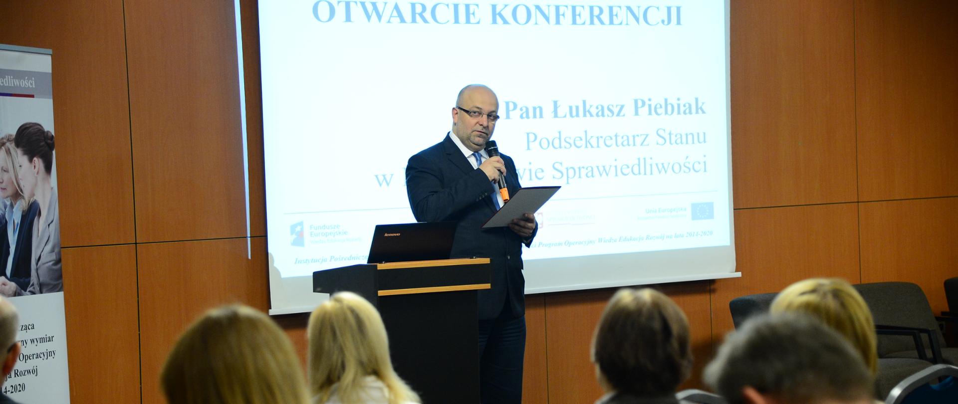 Łukasz Piebiak na konferencji „Centrum Arbitrażu i Mediacji szansą dla przedsiębiorców”