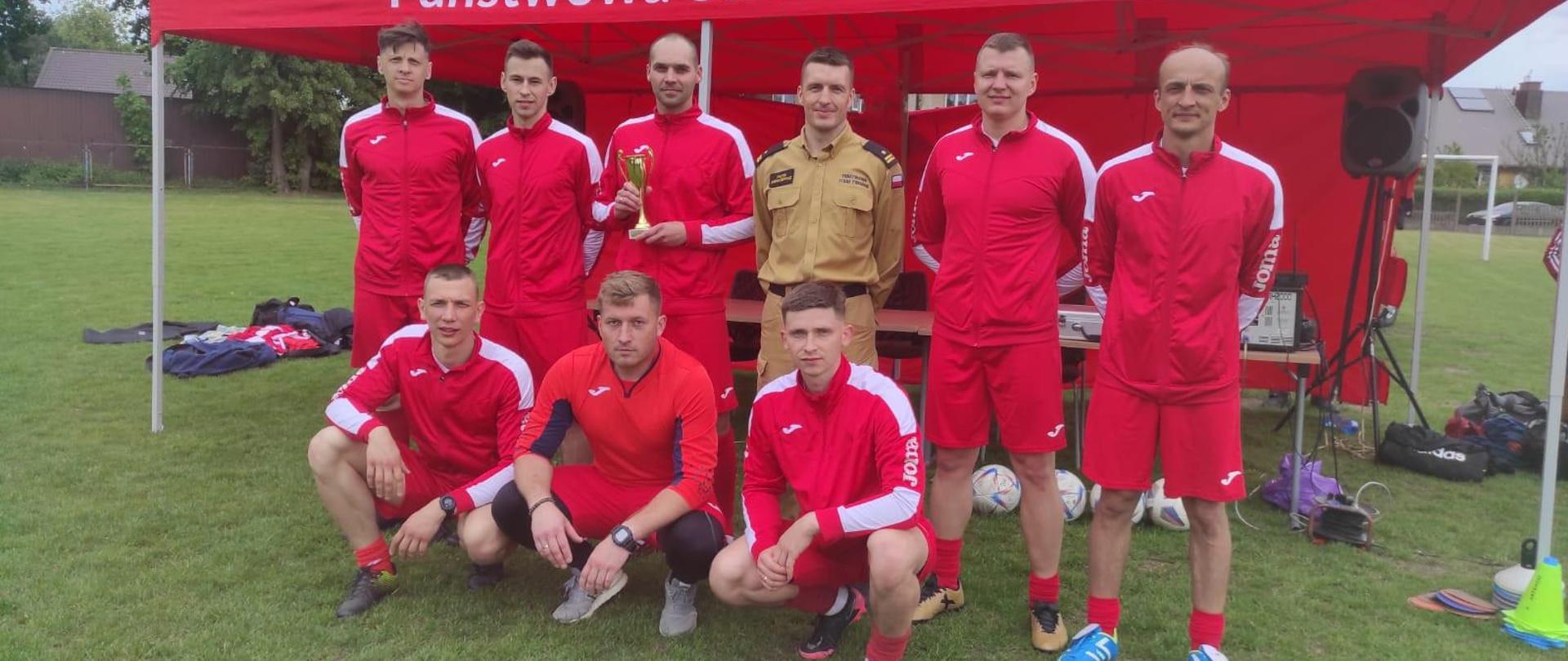 Turniej piłki nożnej o Puchar Komendanta Powiatowego Państwowej Straży Pożarnej w Hajnówce
