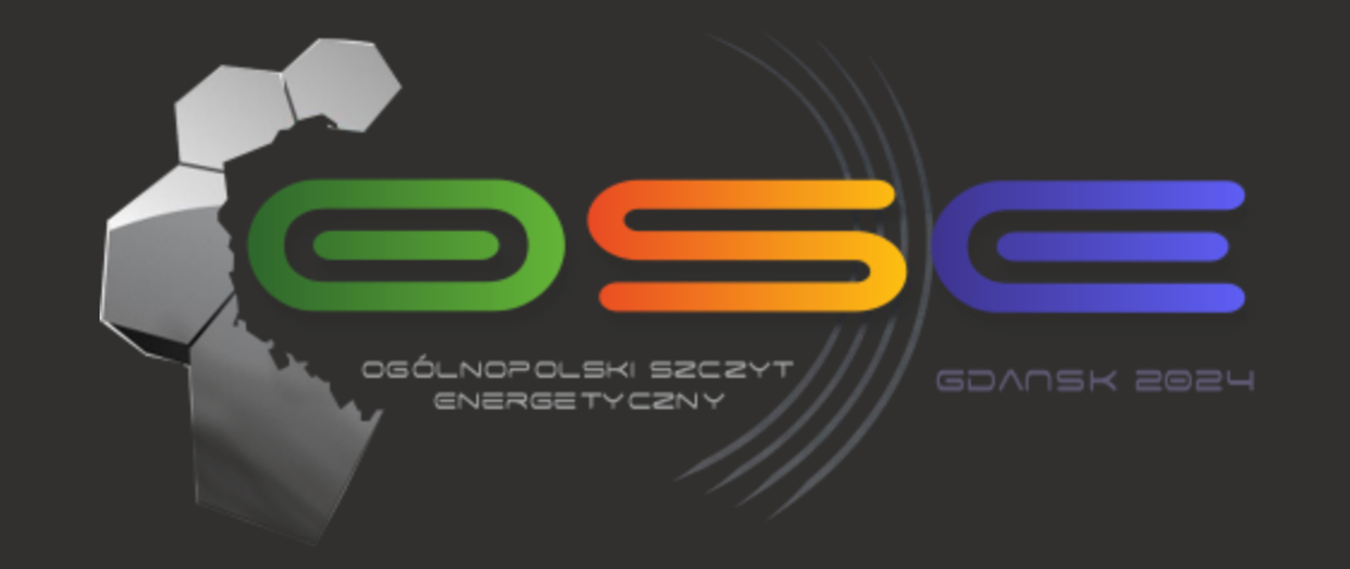 Plakat informacyjno-promocyjny dot. XII Ogólnopolskiego Szczytu Energetycznego OSE GDAŃSK 2024, który odbędzie się w dniach 17-18 czerwca 2024 roku 