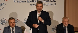 Minister Ardanowski podczas wystąpienia