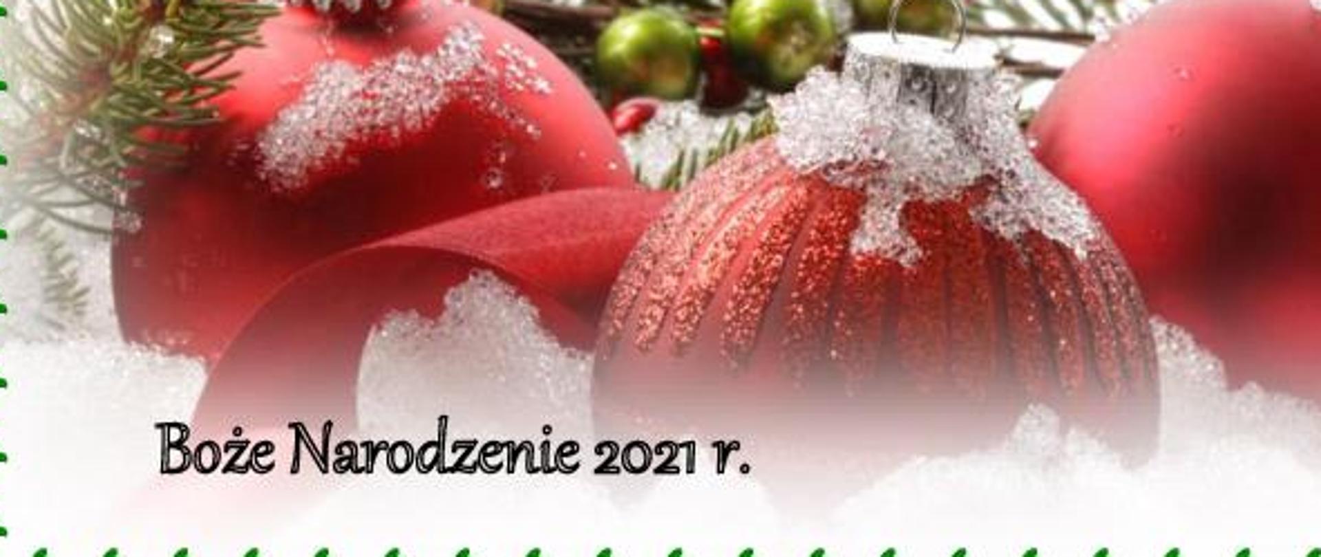 Komenda Powiatowa PSP w Inowrocławiu życzenia Boże Narodzenie 2021