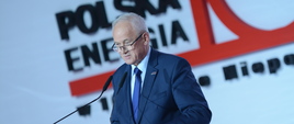 Minister Tchórzewski podczas wystąpienia 