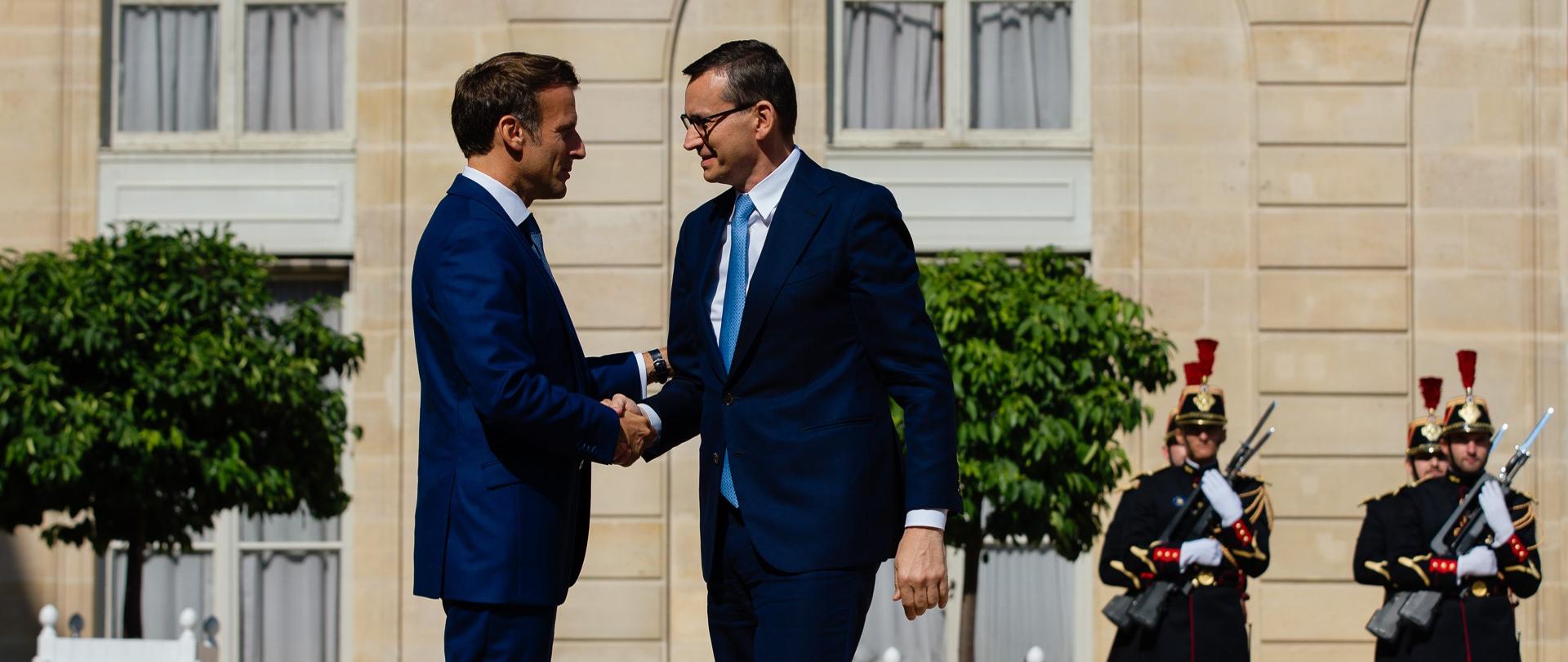Wizyta premiera Mateusza Morawieckiego w Paryżu.