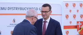 Premier Mateusz Morawiecki z ministrem energii Krzysztofem Tchórzewskim