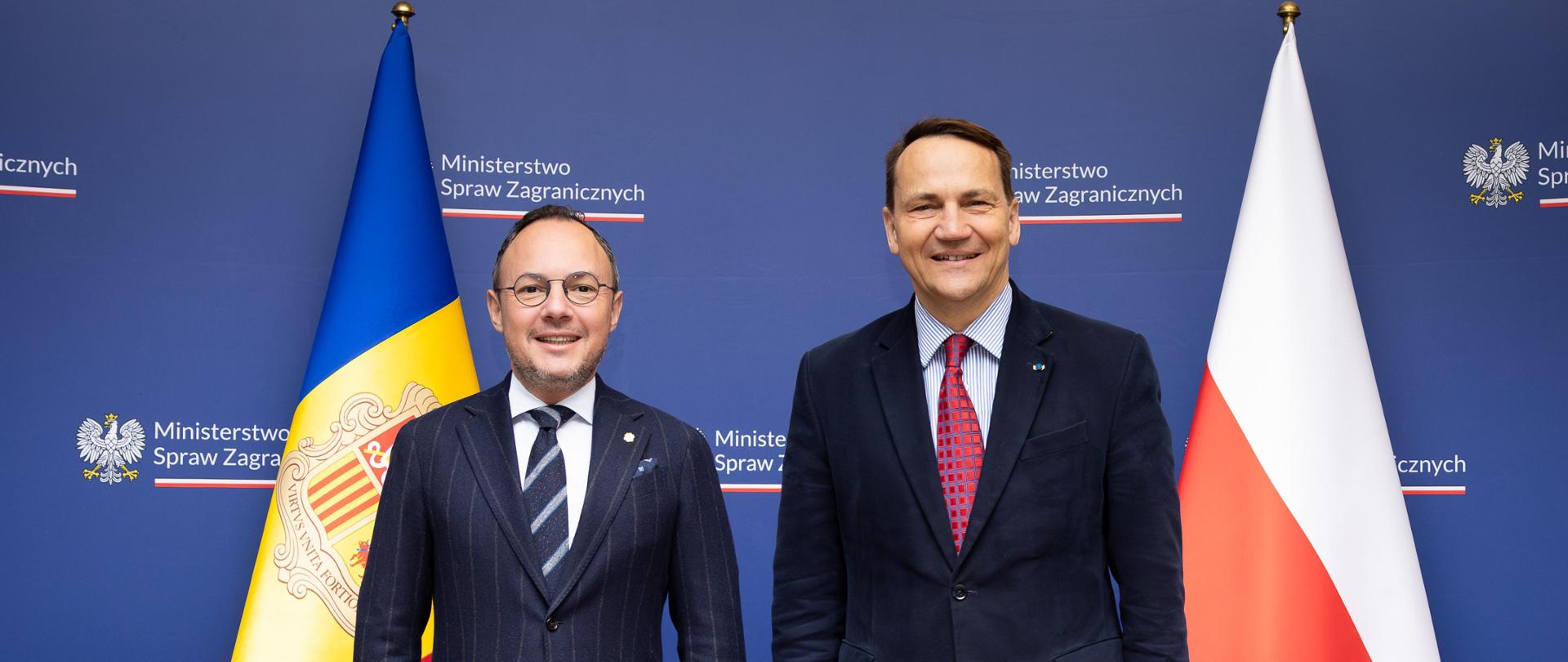 Minister Sikorski holds talks with Prime Minister of Principality of Andorra