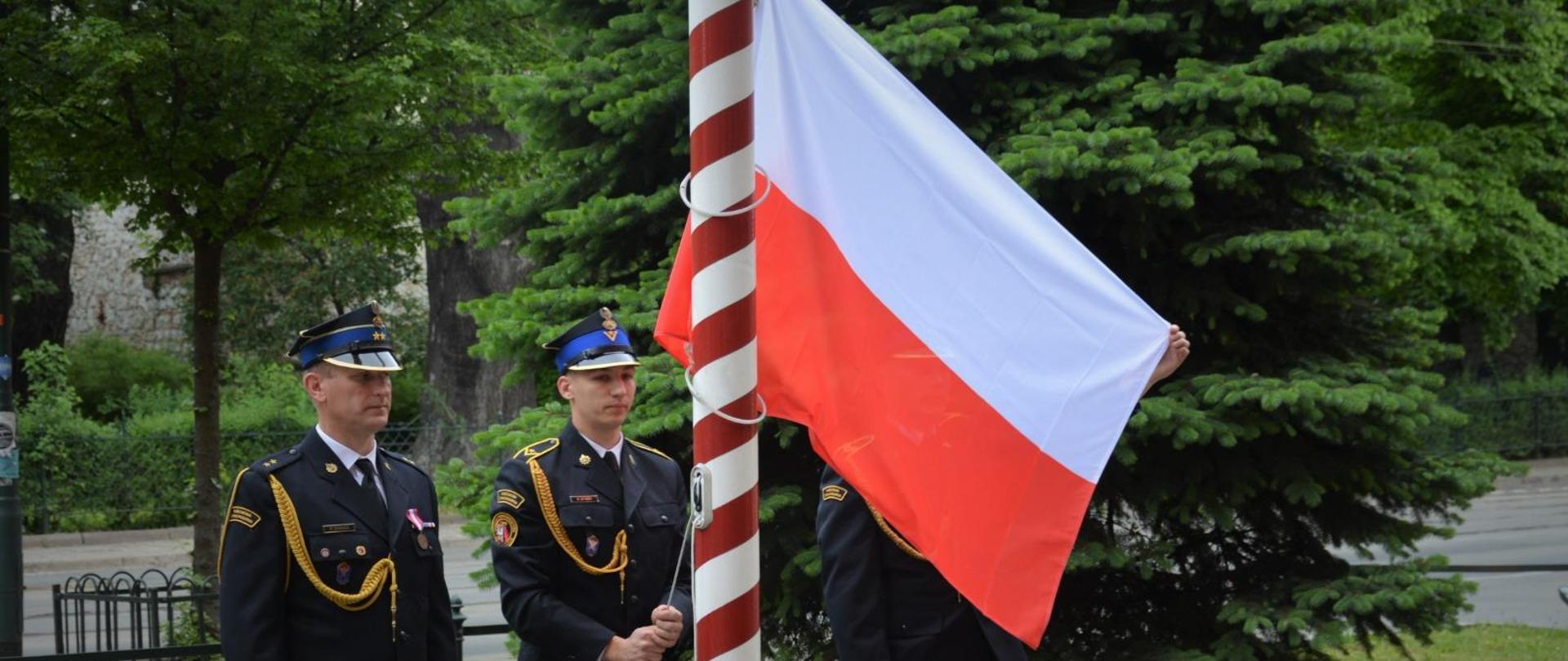 Święto Flagi Państwowej 2024 w KM PSP w Krakowie