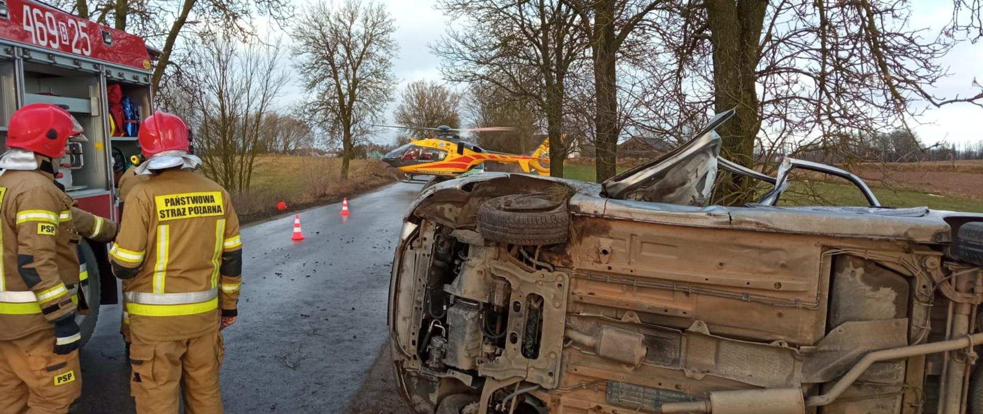 wypadek drogowy Wojtokiemie, w gminie Puńsk