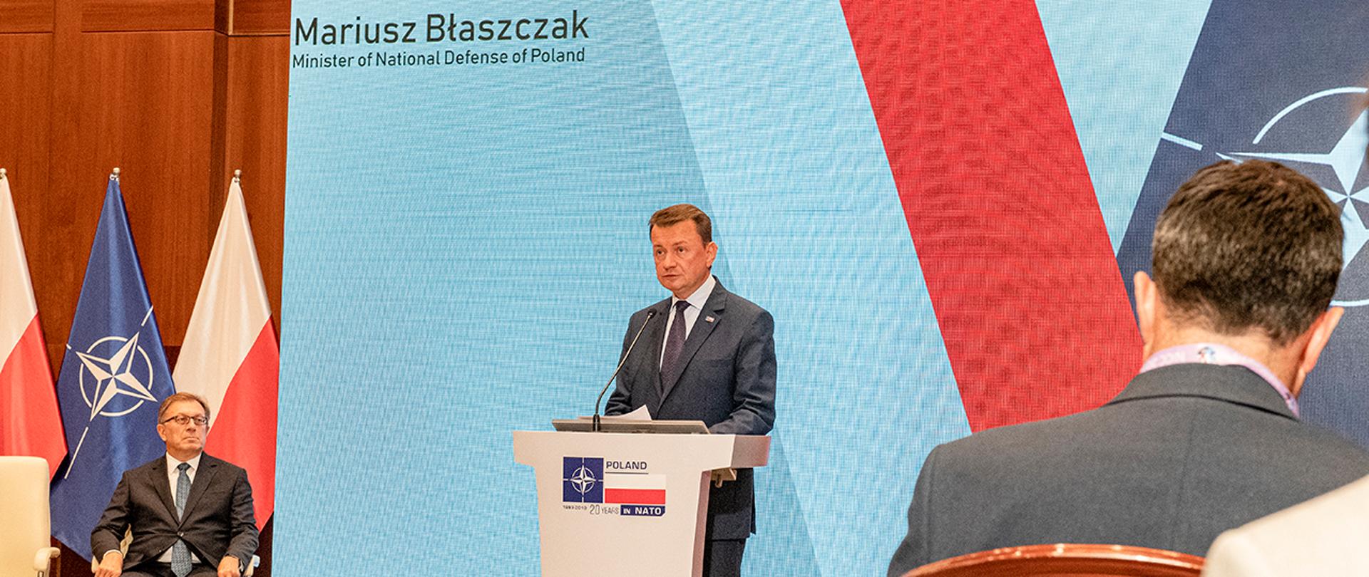 Minister M.Błaszczak otwiera konferencję NATO